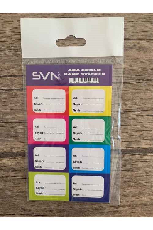 SEVEN ANAOKULU ETİKETİ 10 LU SVN-104