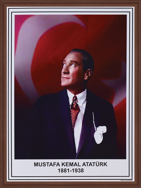 PANDA ATATÜRK PORTRESİ 35x50 MDF ÇERÇEVE PAN-425