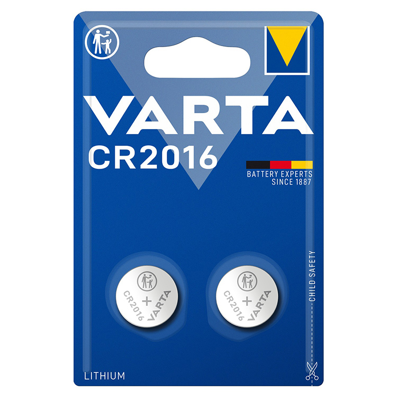 VARTA CR 2016 2 Lİ BLİSTER ELECTRONICS PİL 9363