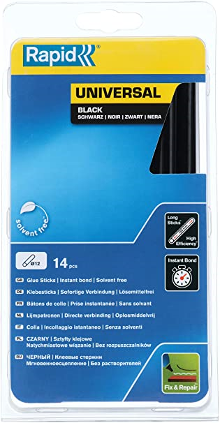 RAPİD 5000211 SİLİKON SİYAH 250 gr 12x190 mm