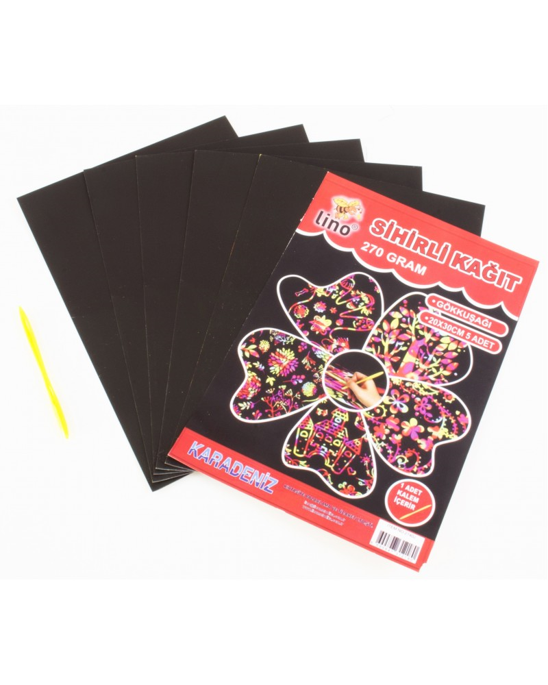 LINO 2740J SİHİRLİ KAĞIT 5 Lİ 270 GR 20x30