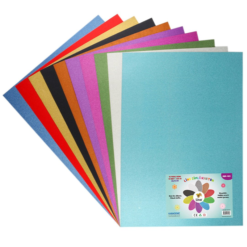LINO SİMLİ KARTON KARIŞIK 10 LU 50x70 RBP-401