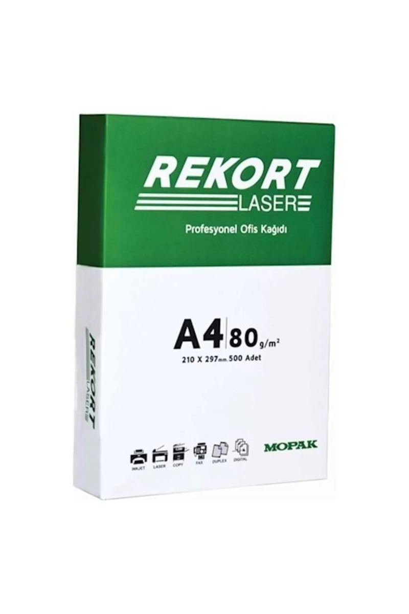 MOPAK REKORT A4 FOTOKOPİ KAĞIDI 500 LÜ 80 GR.