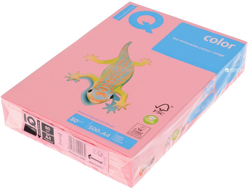 IQ A4 AÇIK PEMBE RENKLİ FOTOKOPİ KAĞIDI 80 gr. PI25