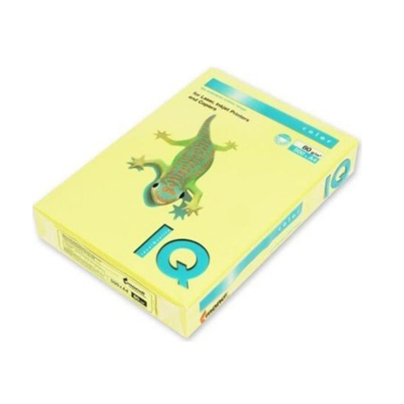 IQ A4 LİMON SARISI RENKLİ FOTOKOPİ KAĞIDI 80 gr. ZG34