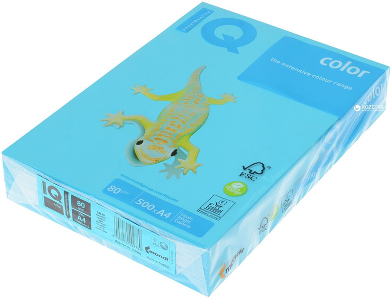 IQ A4 YOĞUN DENİZ MAVİSİ RENKLİ FOTOKOPİ KAĞIDI 80 gr AB48