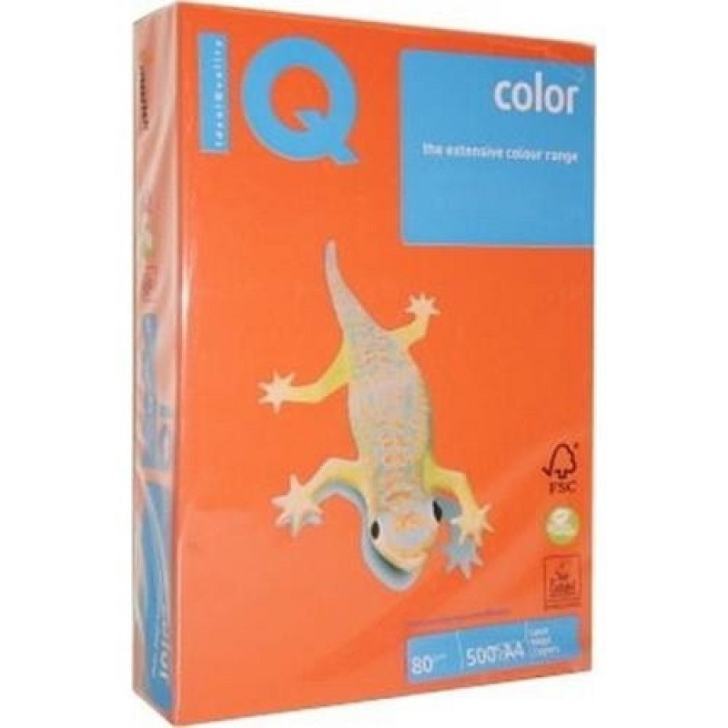 IQ A4 YOĞUN TURUNCU RENKLİ FOTOKOPİ KAĞIDI 80 gr OR43
