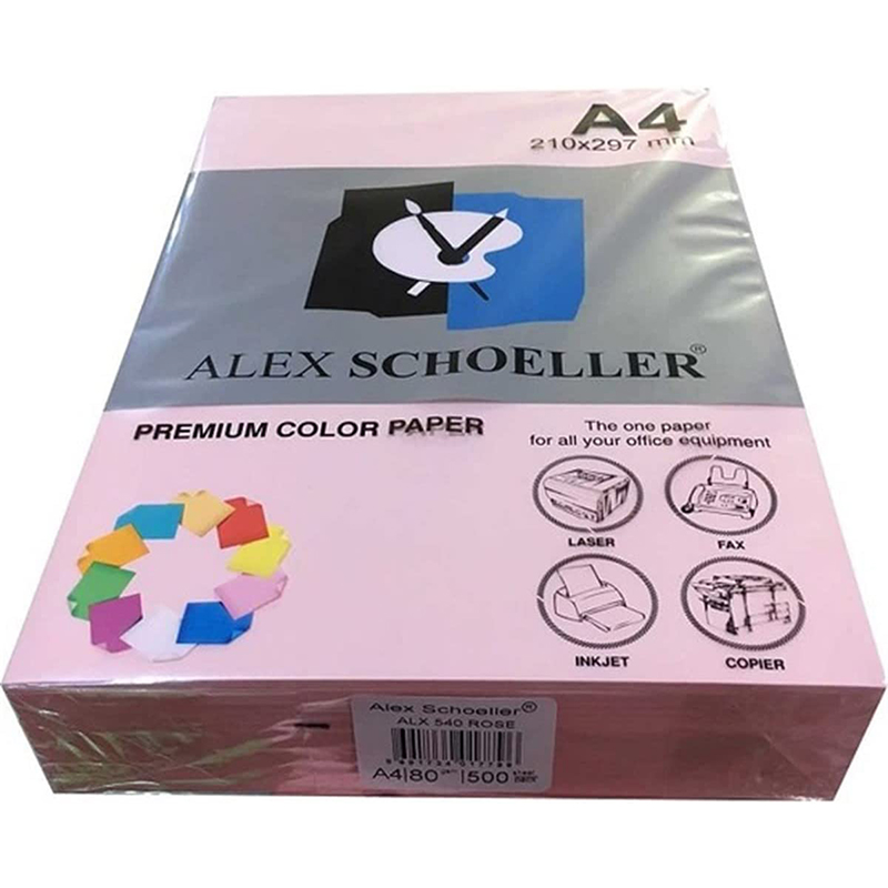 ALEX ALX-540 A4 GÜL K.FOTOKOPİ KAĞIDI 500 LÜ