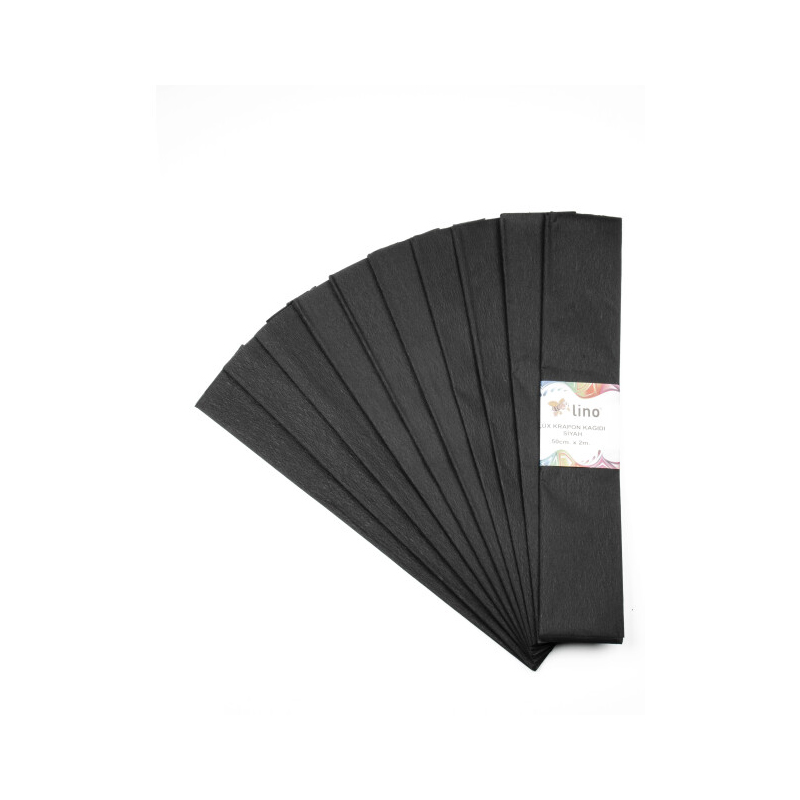 LINO PA-014S LÜKS KRAPON SİYAH 10 LU 50x200 cm