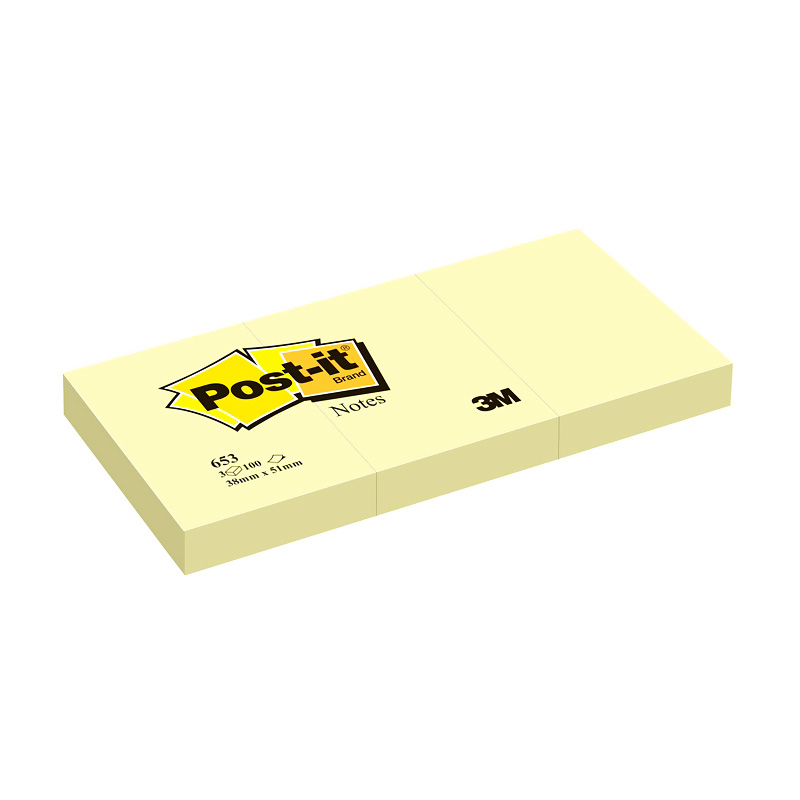 3M 653 38x51 POSTİT 3 LÜ AMBALAJ