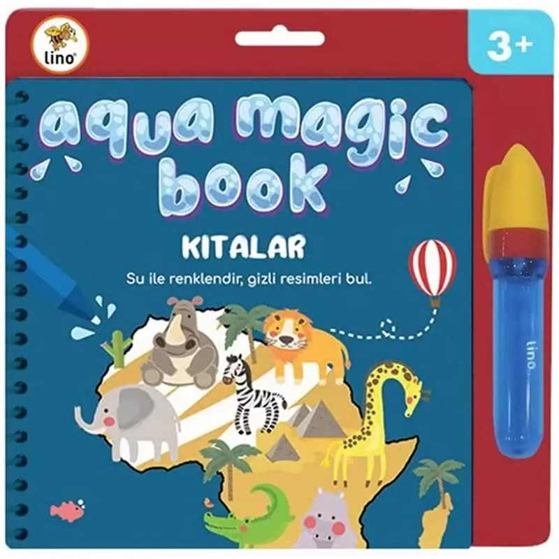 LINO TFL-1001 AQUA MAGIC BOOK KITALAR SİHİRLİ BOYAMA KİTABI