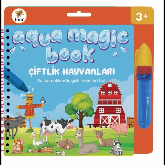 LINO TFL-1007 AQUA MAGIC BOOK ÇİFTLİK SİHİRLİ BOYAMA KİTABI