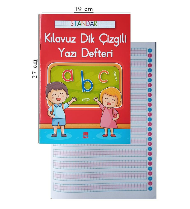EMA A4 KILAVUZ DİK ÇİZGİLİ GÜZEL YAZI DEFTERİ