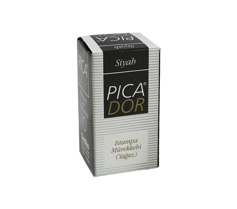 PİCADOR ISTAMPA MÜREKKEBİ SİYAH 30cc KE 001