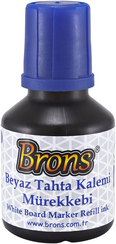 BRONS MAVİ TAHTA KALEMİ MÜREKKEBİ 30 cc BR-351