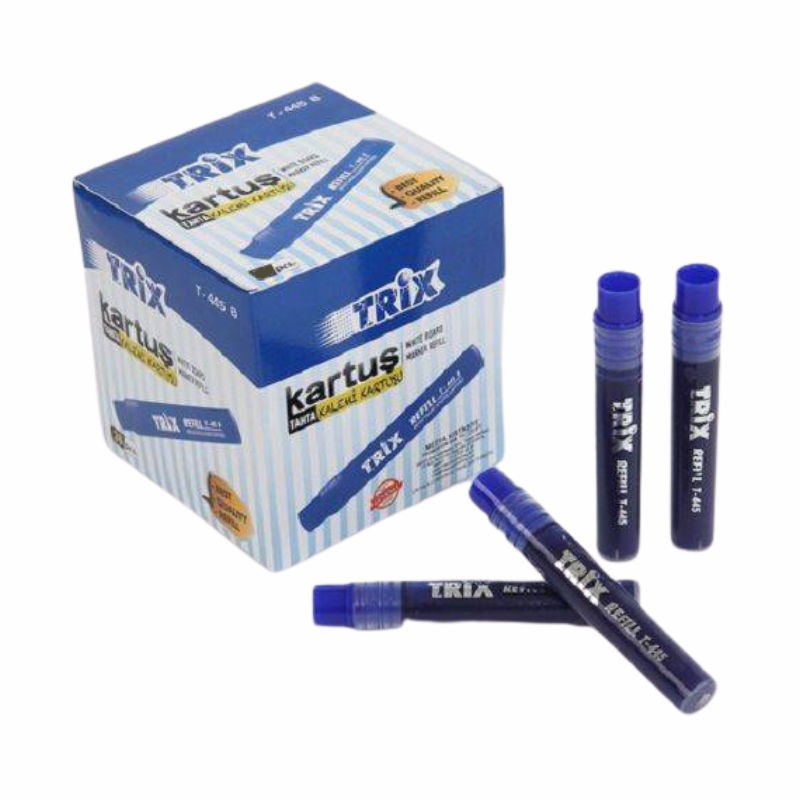 TRİX T-445 B MAVİ TAHTA KALEM KARTUŞU 24 LÜ