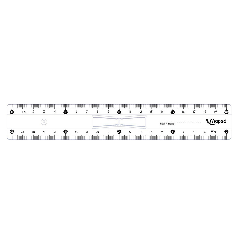 MAPED 146108 20 cm TRIPLE DESİMETRE KRİSTAL CETVEL