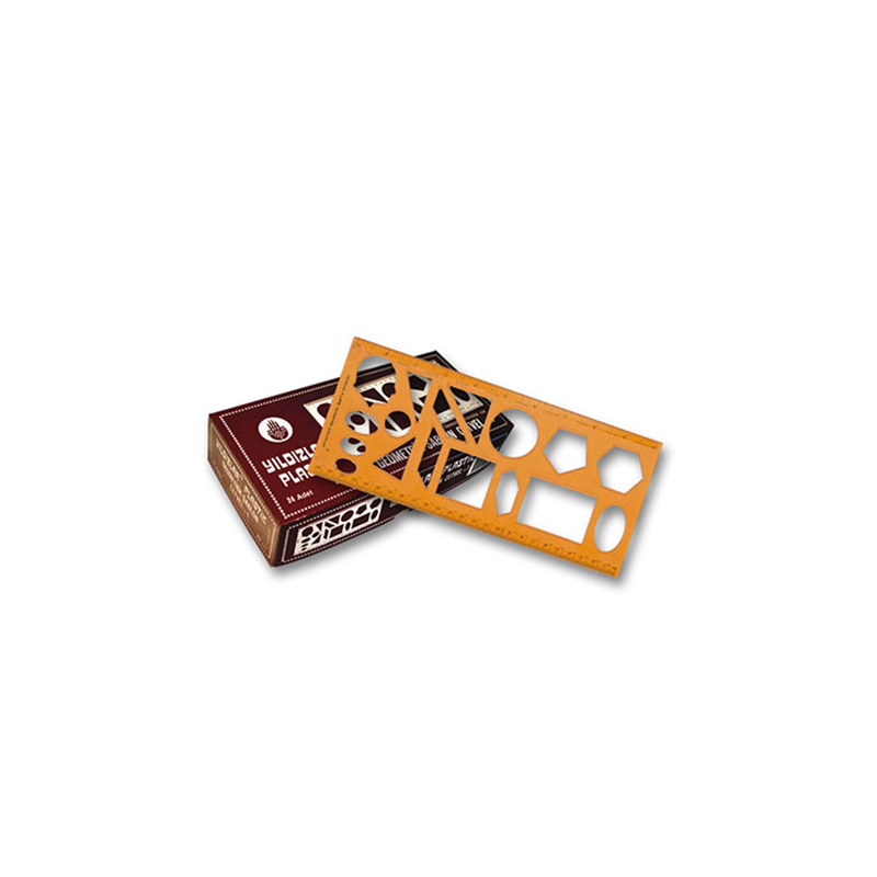 YILDIZLAR GEOMETRİK ŞABLON CETVEL KOD:040