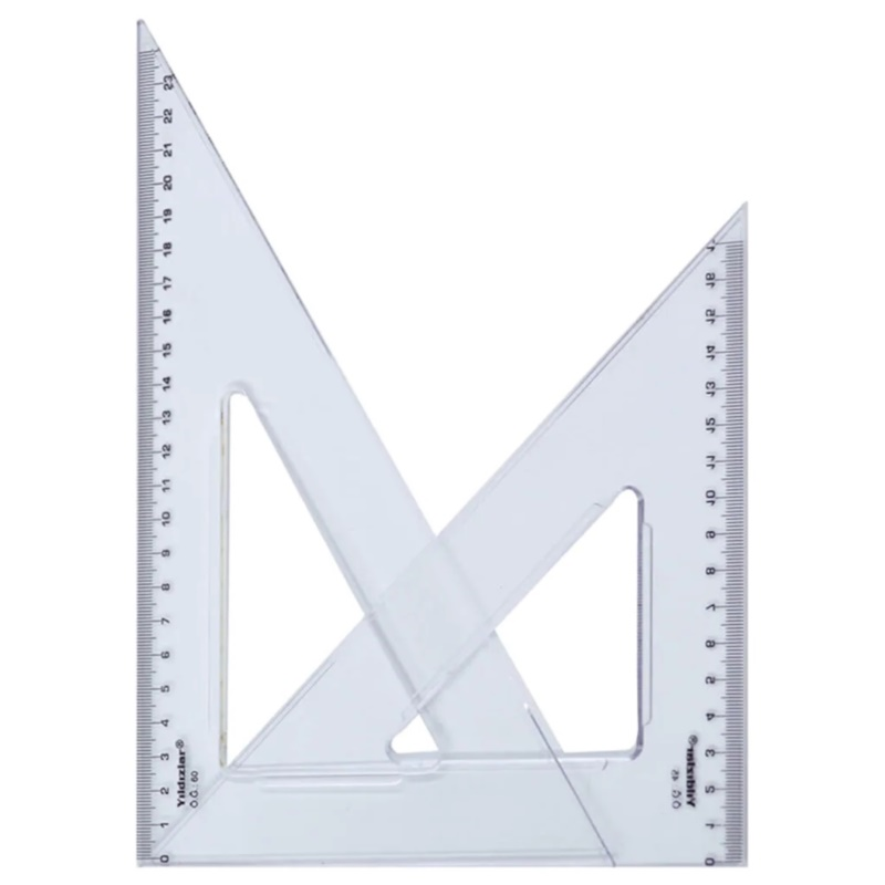 YILDIZLAR 45-60 EKONOMİK GÖNYE SETİ 30 CM. KOD.136