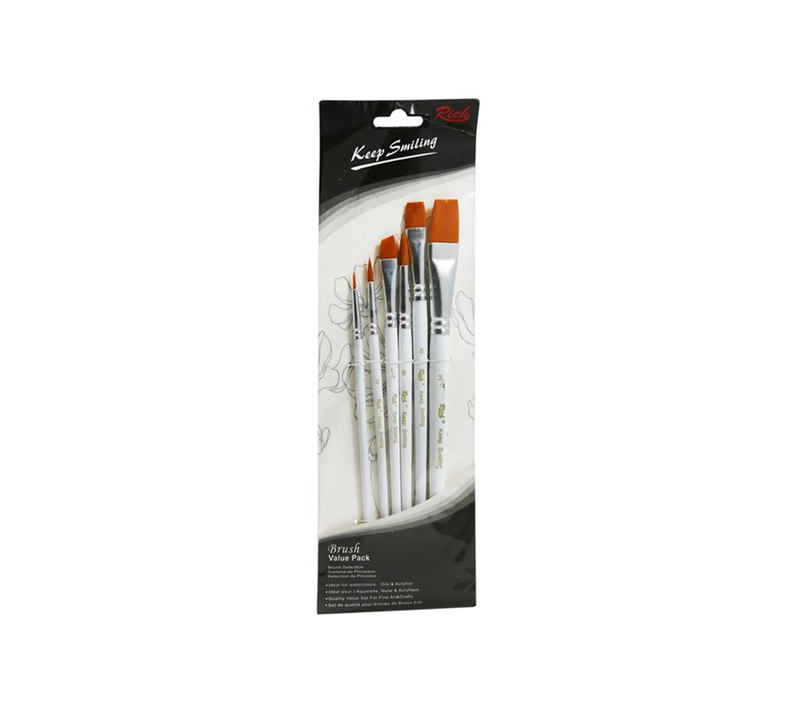 RICH 11226 SET 7 KEEP SMILE 6 LI FIRÇA SETİ 01275