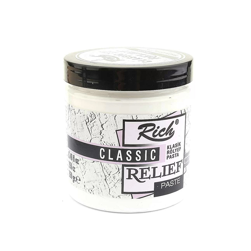 RICH 260-1330 RÖLYEF PASTA 01983 BEYAZ 350 gr