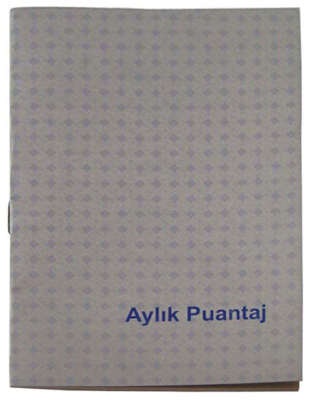 DİLMAN AYLIK BÜYÜK PUANTAJ DEFTERİ