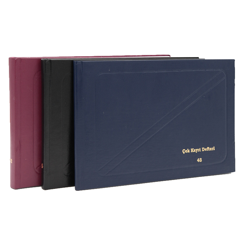 DİLMAN ÇEK KAYIT DEFTERİ 17x24 96 YP. YATAY CİLTLİ