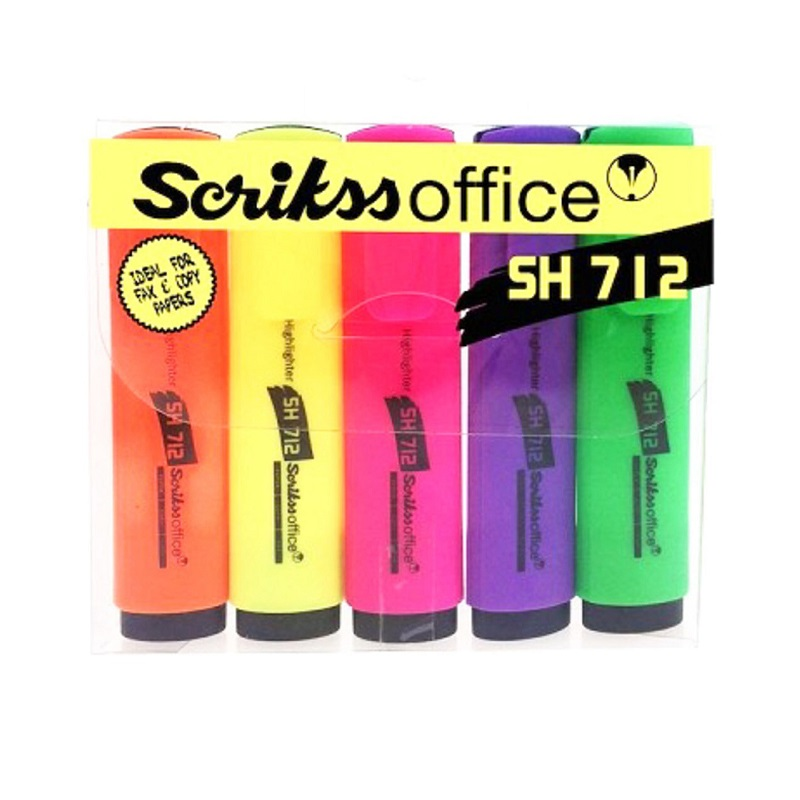 SCRİKSS SH 712 FOSFORLU KALEM 5 Lİ PK