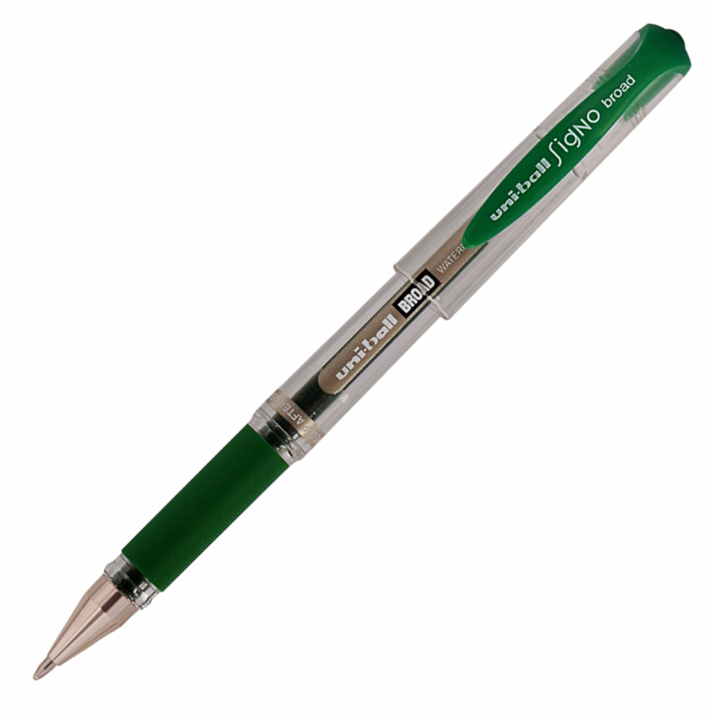 UNİ-BALL UM-153 YEŞİL BROAD JEL KALEM