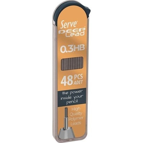 SERVE DEEP MEKANİK KALEM UCU MİN 03 HB 48 Lİ TÜP (TEKLİ)