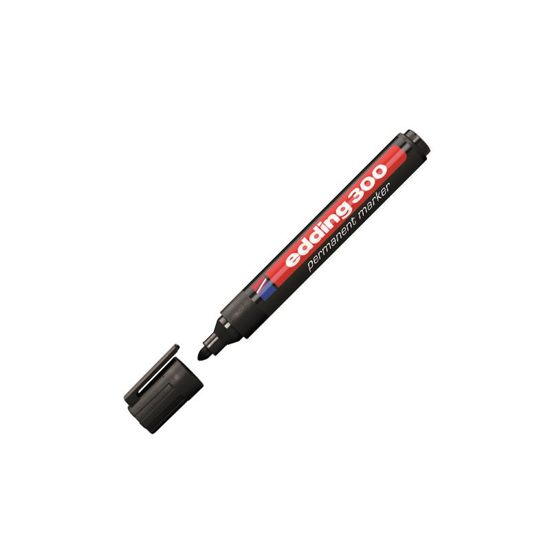 EDDİNG 300 SİYAH PERMANENT MARKER KALEM