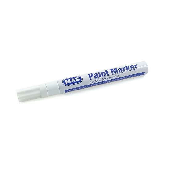 MAS 6448 PAİNT MARKER DEMİRBAŞ KALEMİ BEYAZ