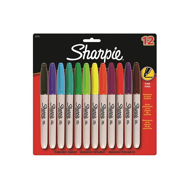 SHARPIE 12 Lİ FINE PERMANENT MARKÖR KARIŞIK 986052