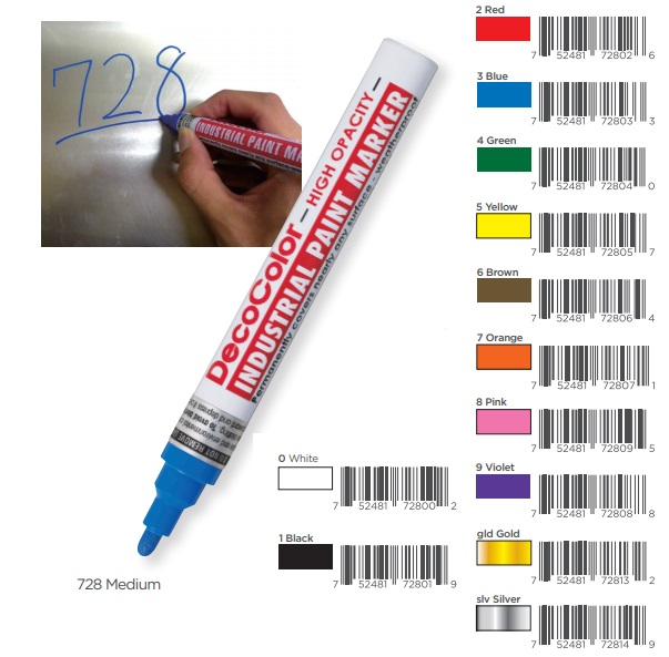 MARVY DECOCOLOR 728 KAHVERENGİ PAINT MARKER