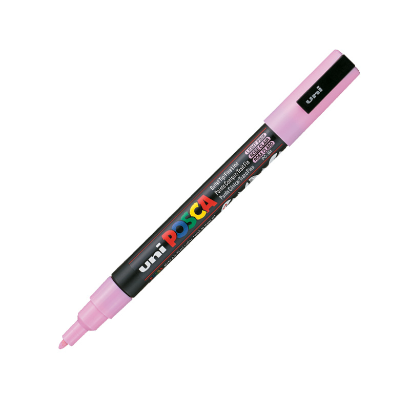 UNİ-BALL PC-3M POSCA SU BAZLI MARKER AÇIK PEMBE 0.9