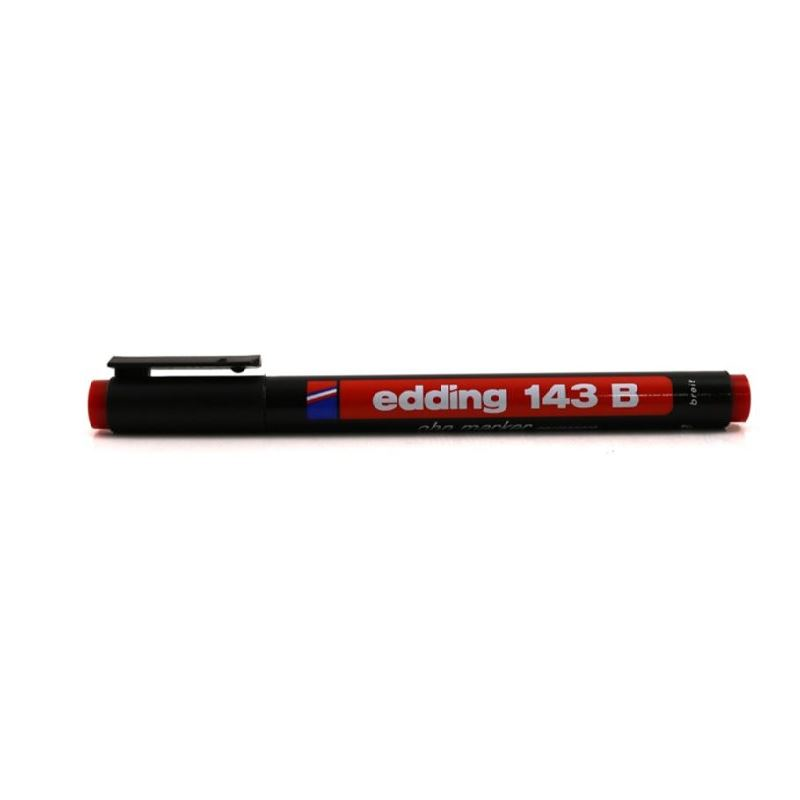 EDDİNG 143 B KIRMIZI PERMANENT KALEM
