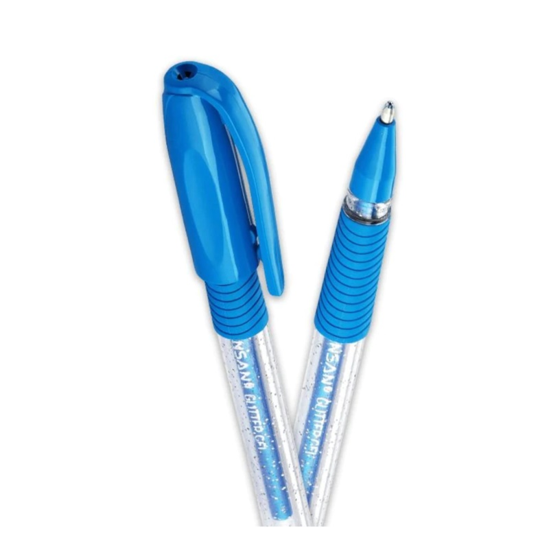PENSAN GLITTER GEL MAVİ KALEM SİMLİ 2280