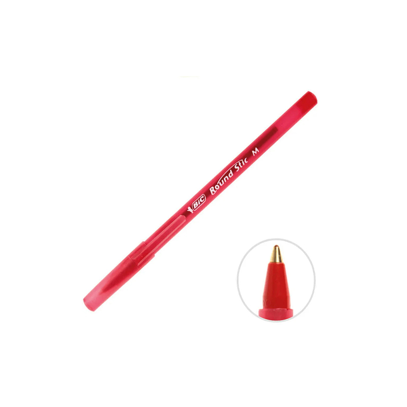 BİC ROUND STIC KIRMIZI TÜKENMEZ KALEM 962667 (ÖZEL FİYAT)