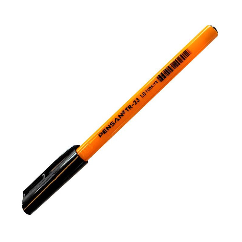 PENSAN TR-23 SİYAH ÜÇGEN TÜKENMEZ KALEM