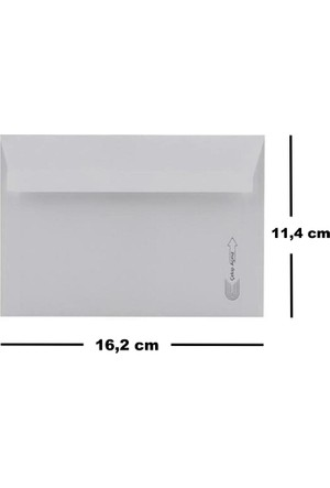 ASİL MEKTUP ZARFI 11,4x16,2 BUKLET 500 LÜ 110 Gr.AS-4007