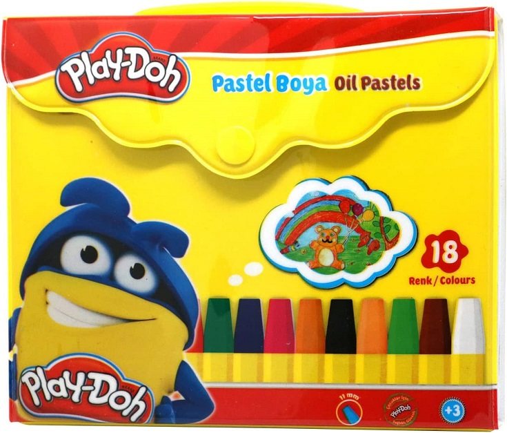 PLAY-DOH PASTEL BOYA ÇANTALI 18 RENK PA006