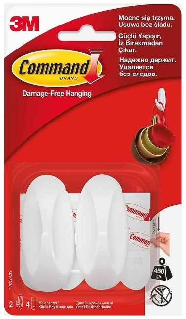 3M COMMAND ASKI KÜÇÜK BOY 2 Lİ 17082