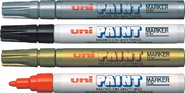 UNİ BOYAMA MARKÖRÜ PAINT PX-20 2.2-2.8 MOR
