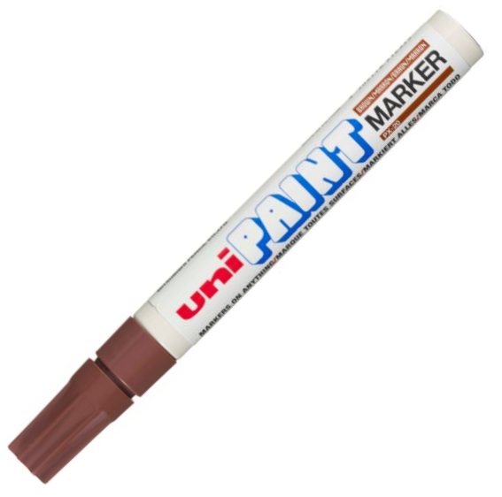 UNİ BOYAMA MARKÖRÜ PAINT PX-20 2.2-2.8 KAHVERENGİ