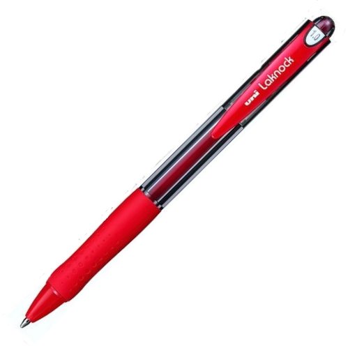 UNİ TÜKENMEZ KALEM LAKNOCK SN-100 1.0 KIRMIZI