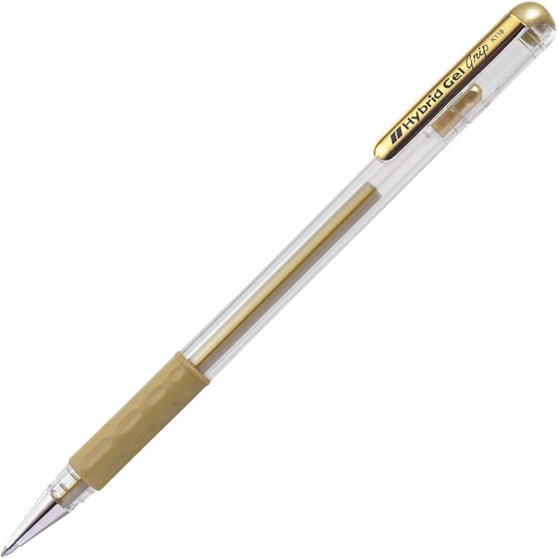 PENTEL ROLLER KALEM K118 0.8 METALİK ALTIN Y K118-X