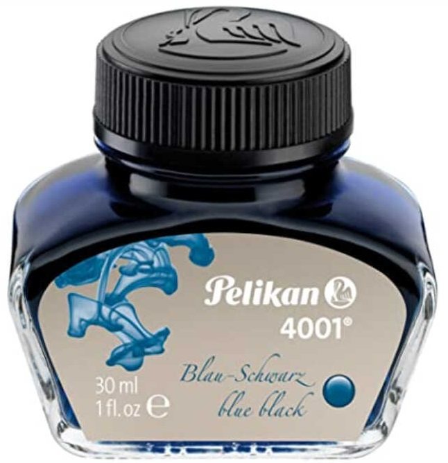 PELİKAN YAZI MÜREKKEBİ 4001 30 ML MAVİ-SİYAH 301028
