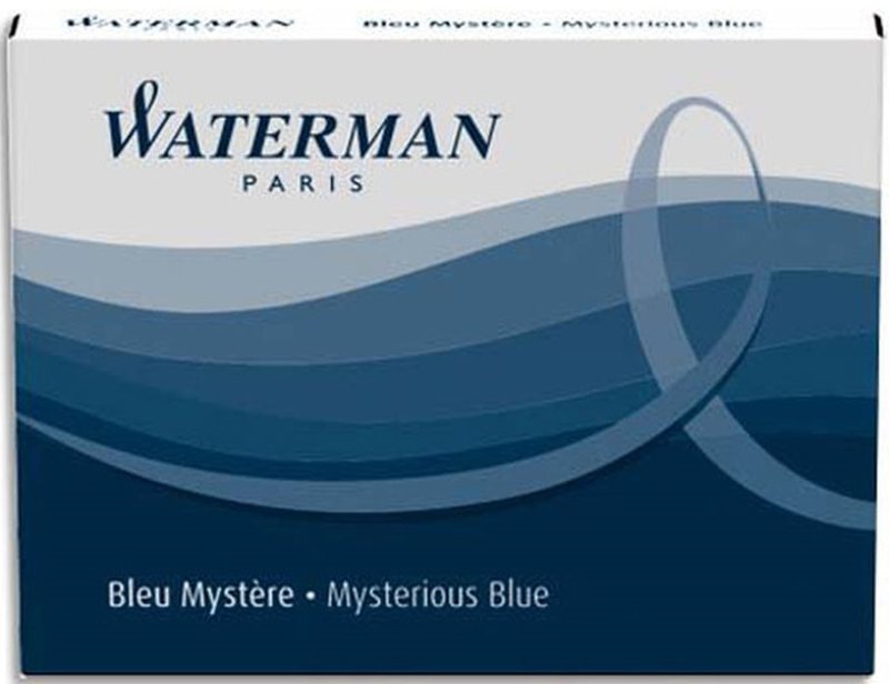 WATERMAN DOLMA KALEM KARTUŞU MAVİ/SİYAH 8 Lİ S0110910