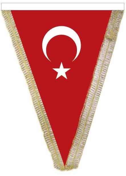 BUKET BAYRAK MASAÜSTÜ 15X22,5 ÜÇGEN SİMLİ BKT-137