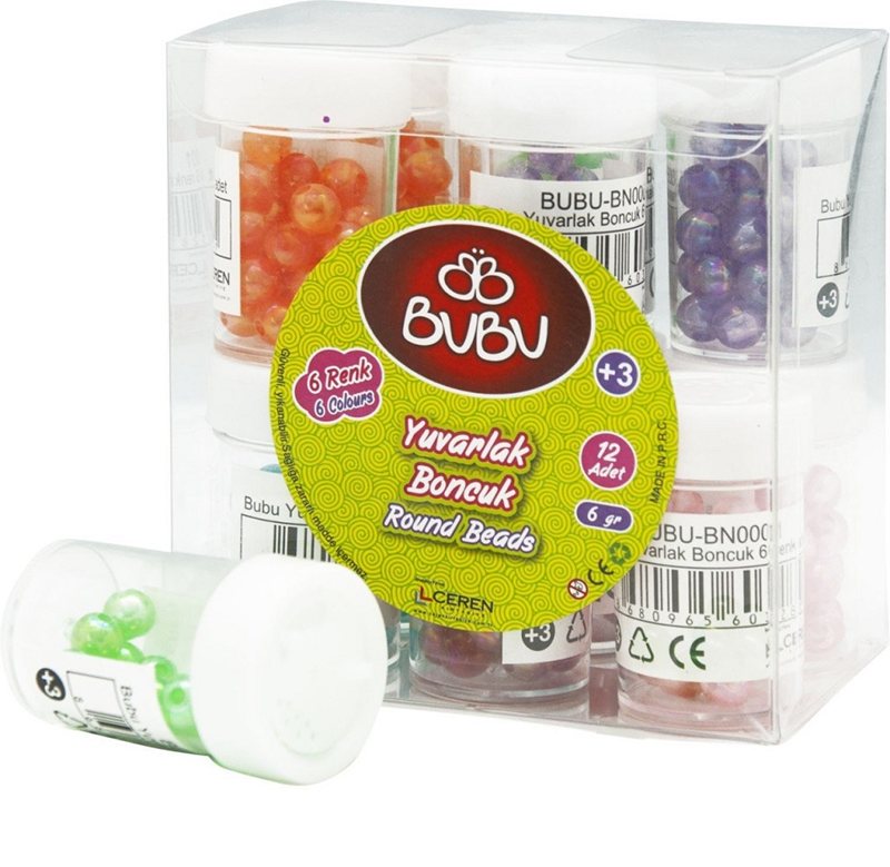 BU-BU BONCUK YUVARLAK 6 RENK CRN-BUBU-BN0001